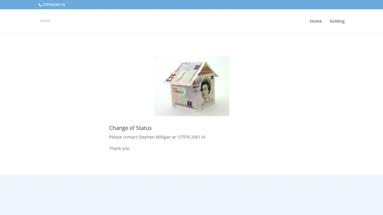 Crowne Financial Solutions Ltd website preview