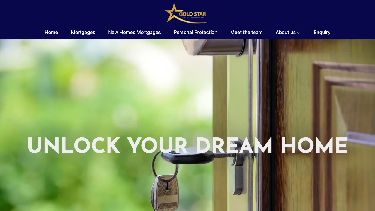 Gold Star Mortgage website preview