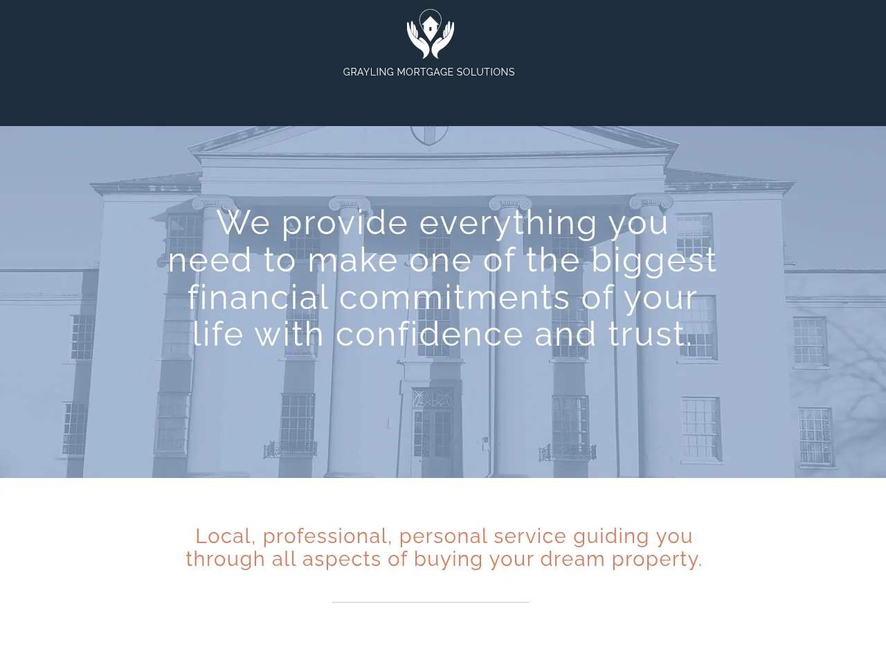 Grayling Mortgage Solutions website preview