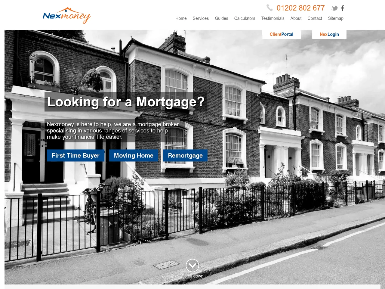 Nex Money website preview