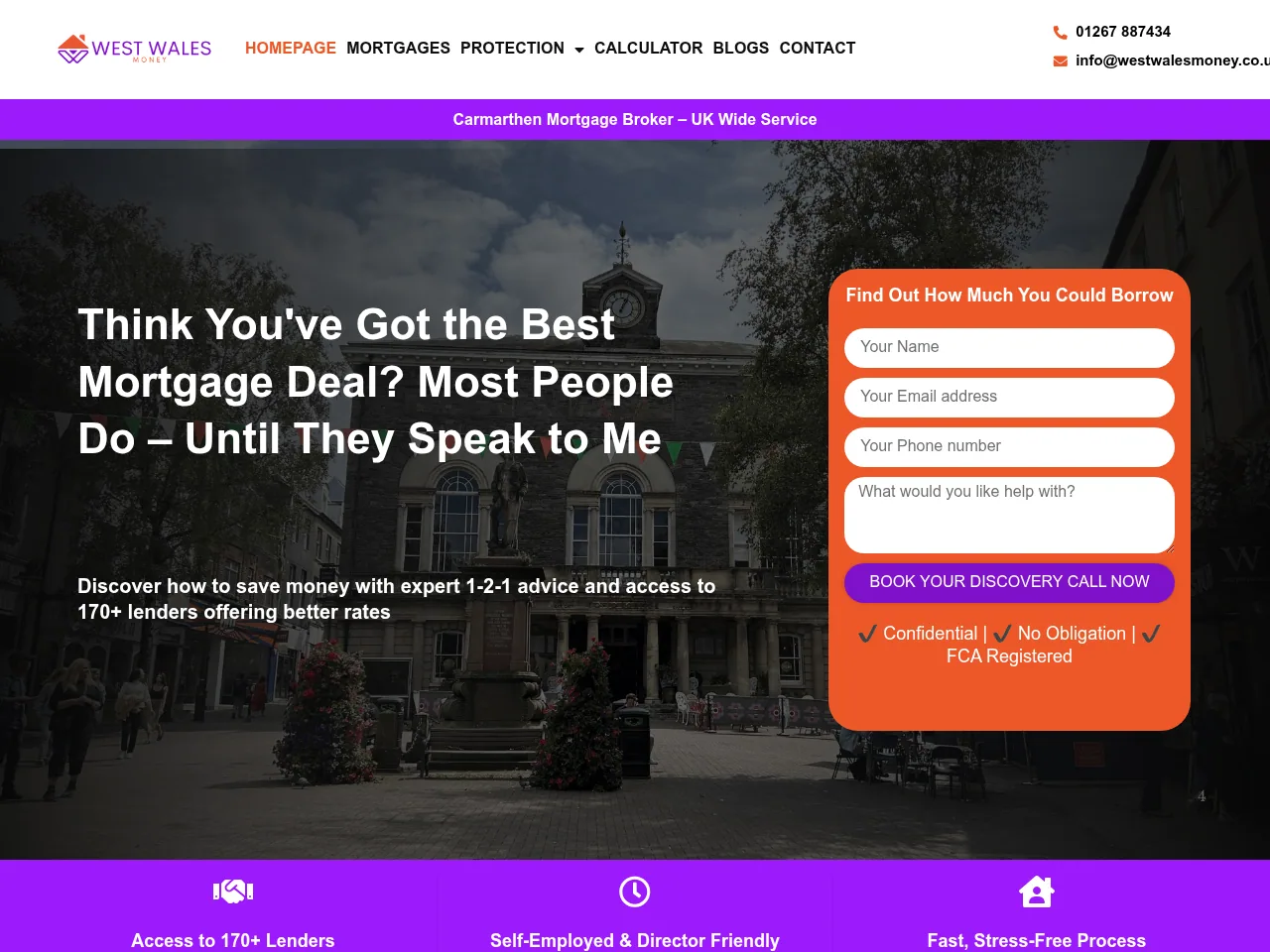 West Wales Money website preview