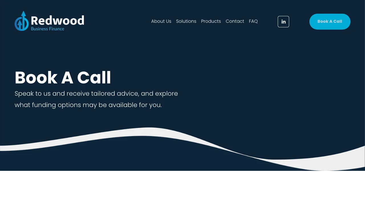 Redwood Business Finance Ltd website preview