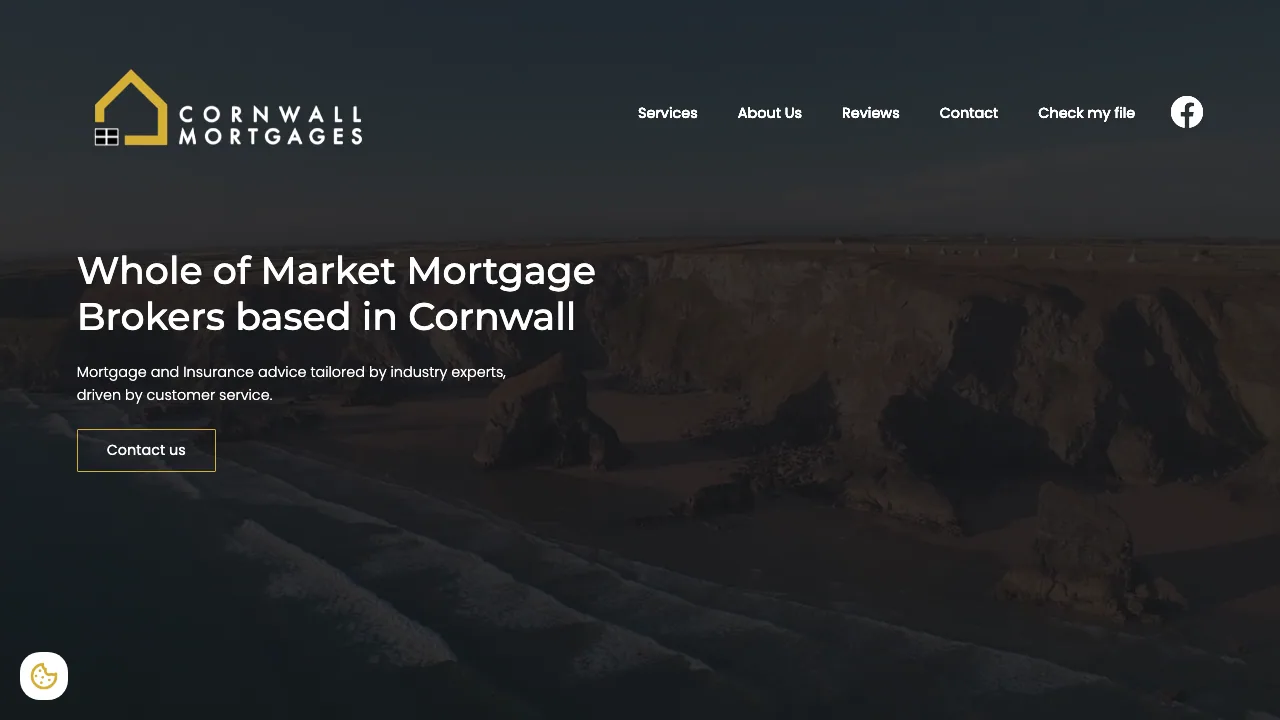 Cornwall Mortgages website preview