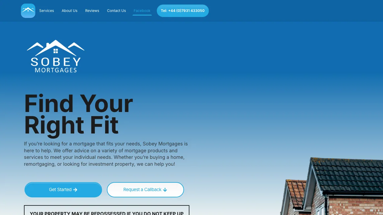 Sobey Mortgages website preview