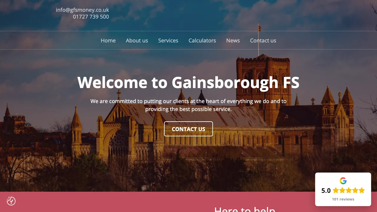 Gainsborough F S Ltd website preview