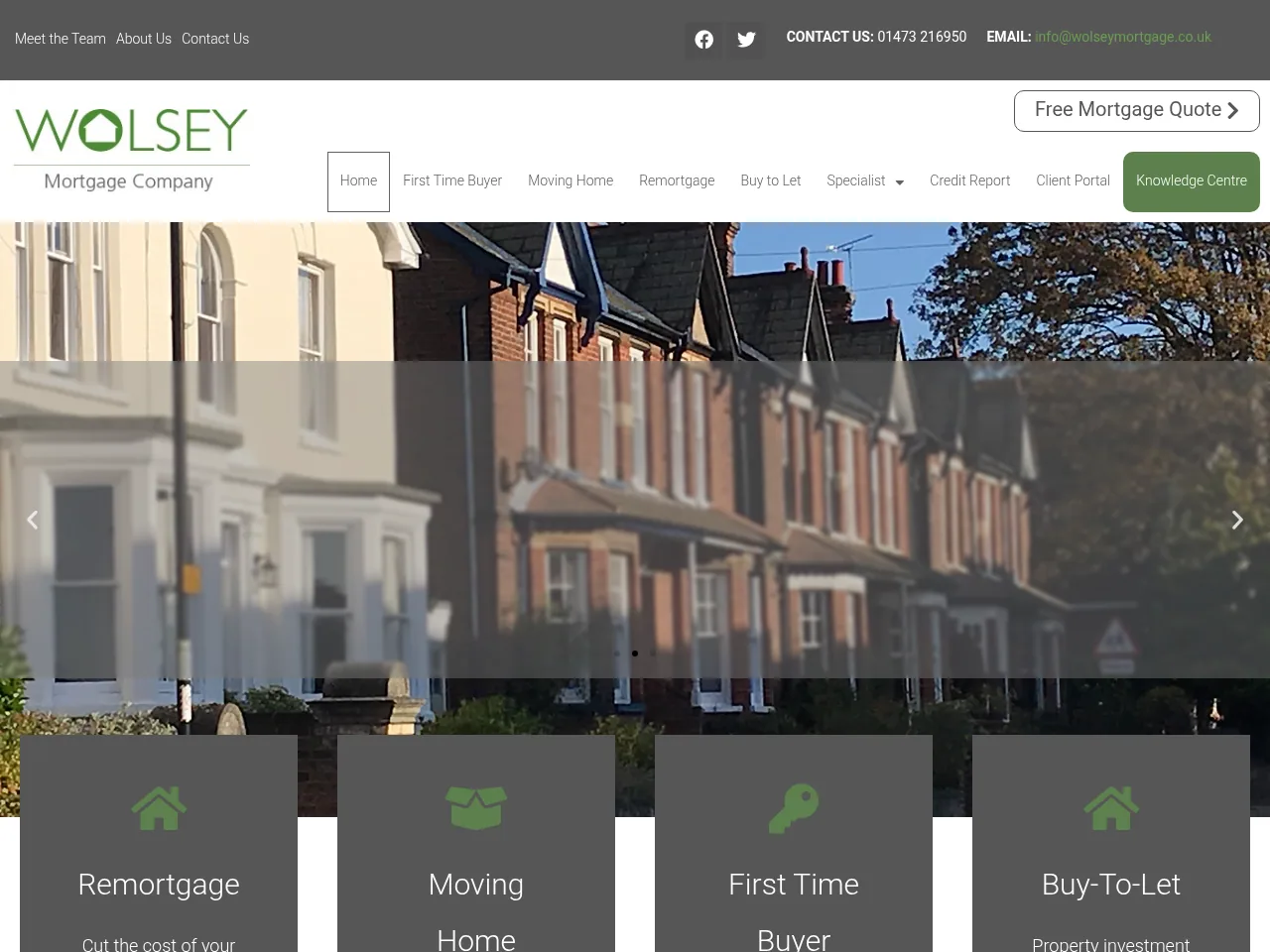 Wolsey website preview