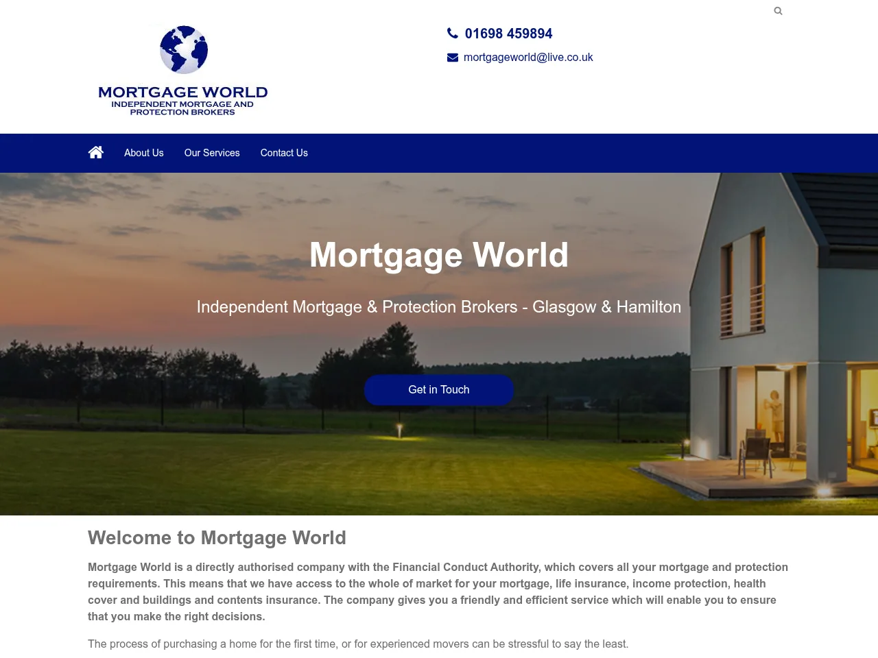 Mortgage World website preview
