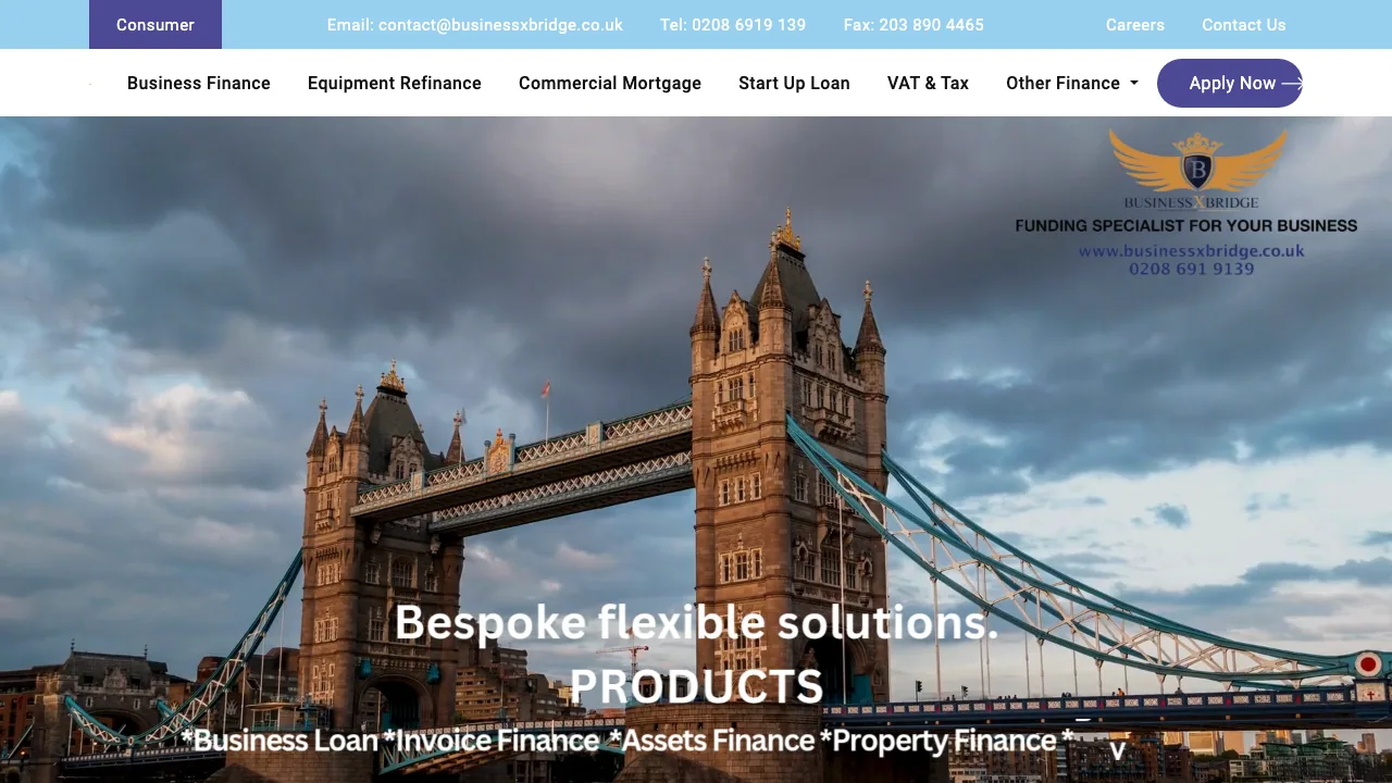 Businessxbridge website preview