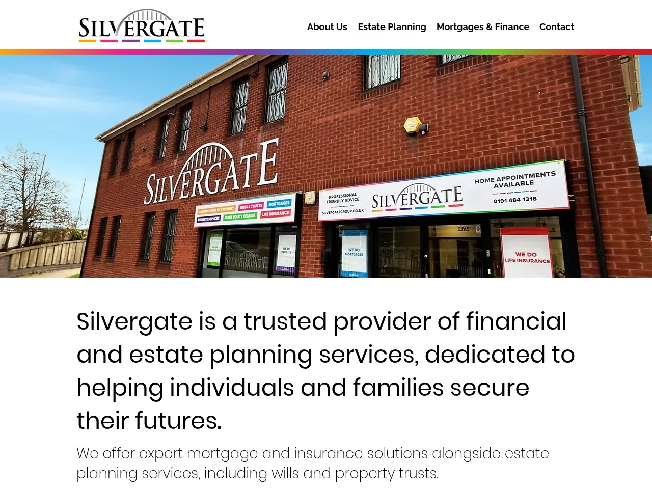 Silvergate website preview