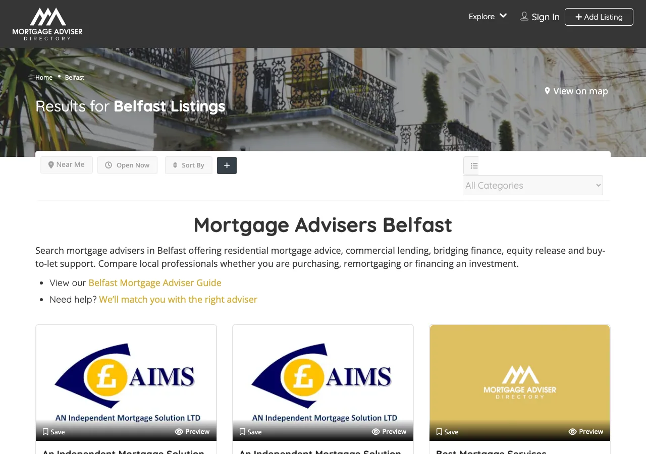 JH Advisory website preview