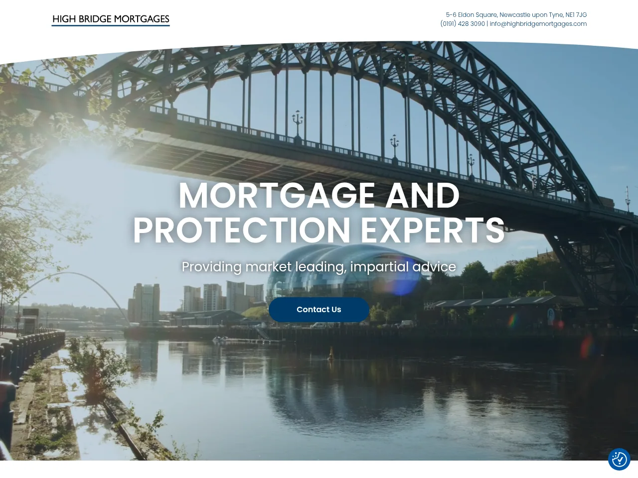 High Bridge Mortgages website preview