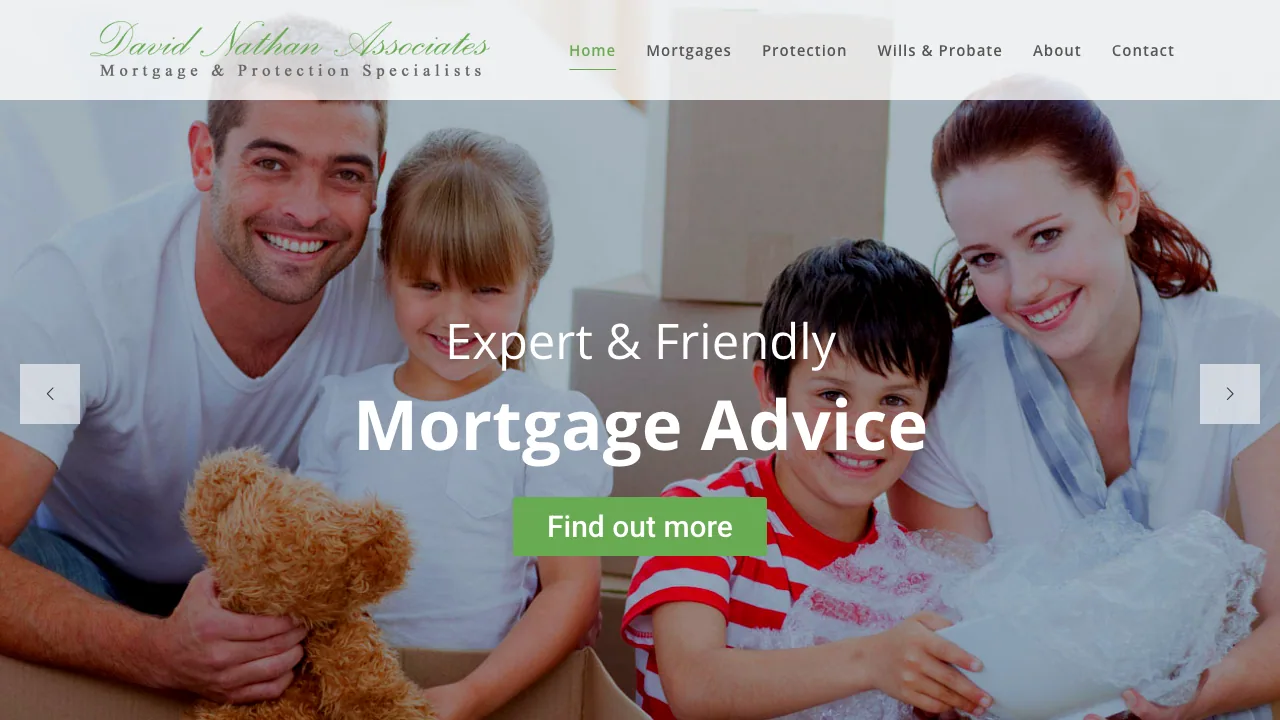 David Nathan Associates website preview