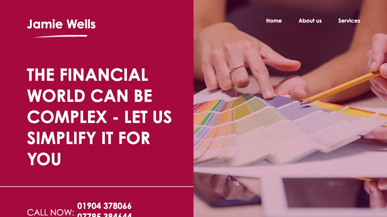 Jamie Wells, Mortgage Solutions York website preview