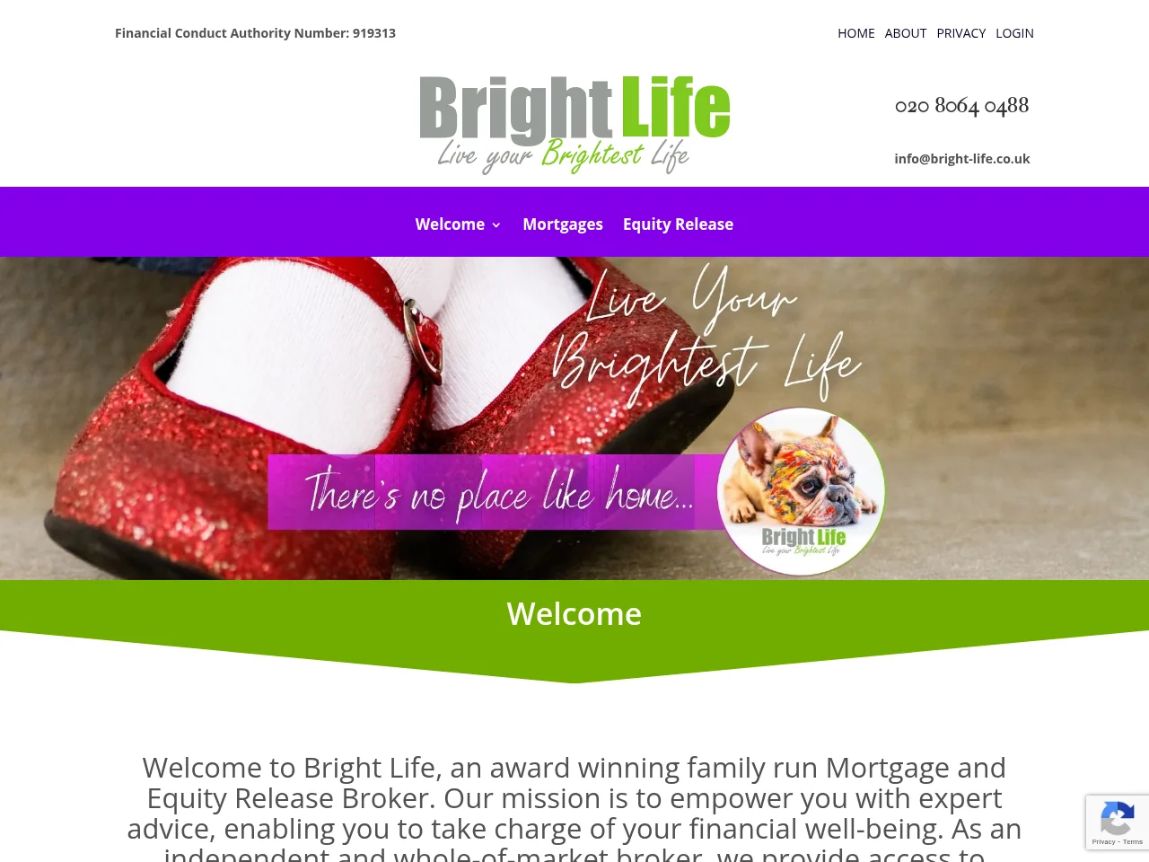 Bright Life website preview