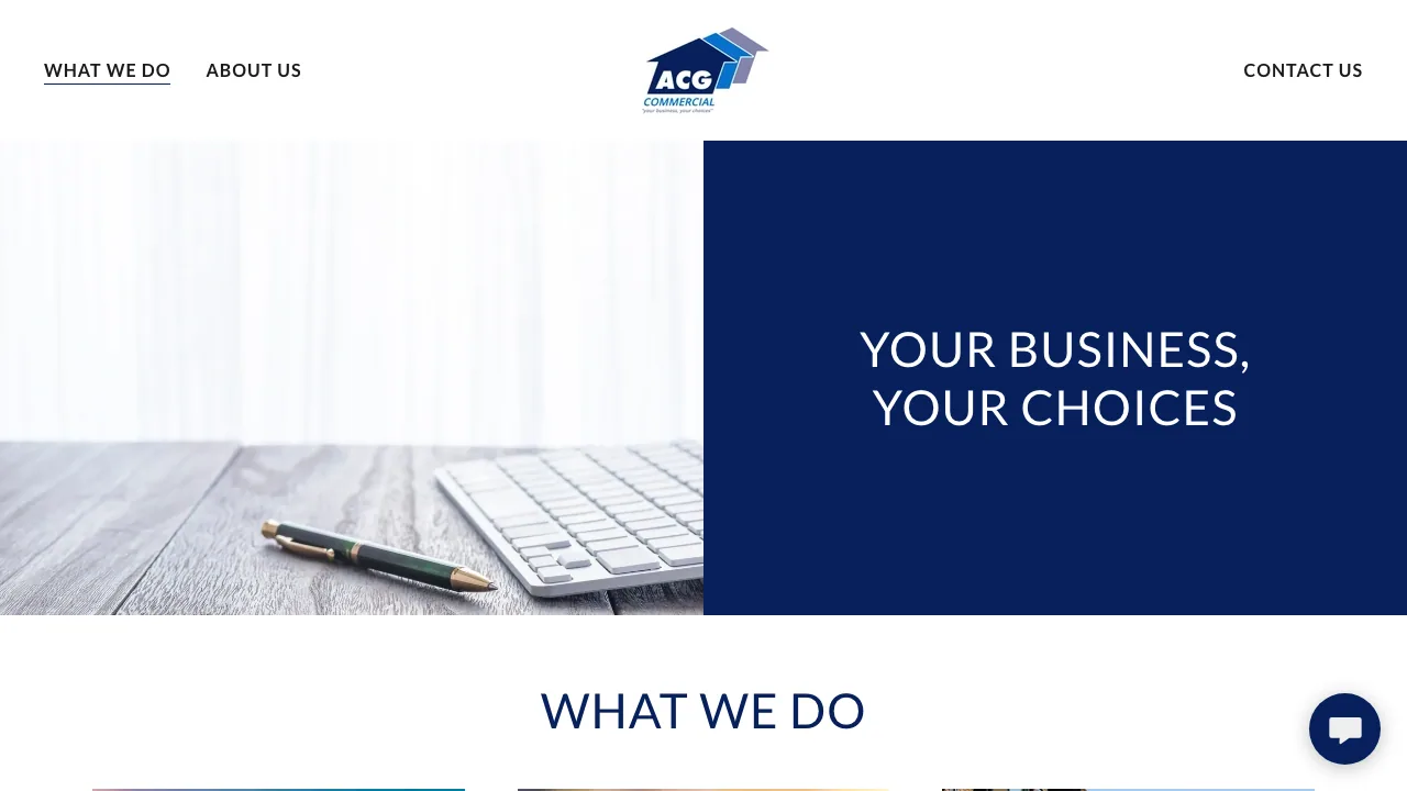 ACG Commercial website preview