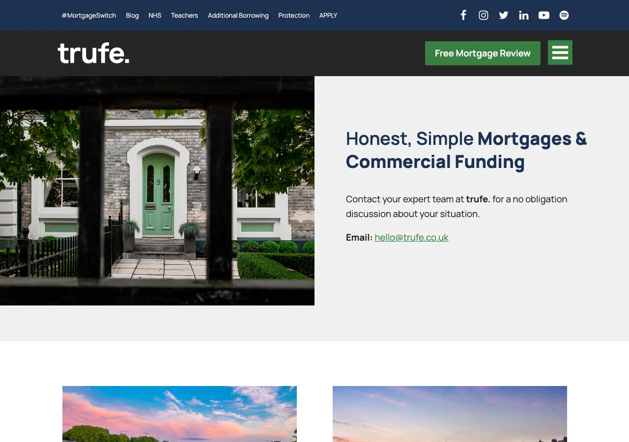 Trufe website preview