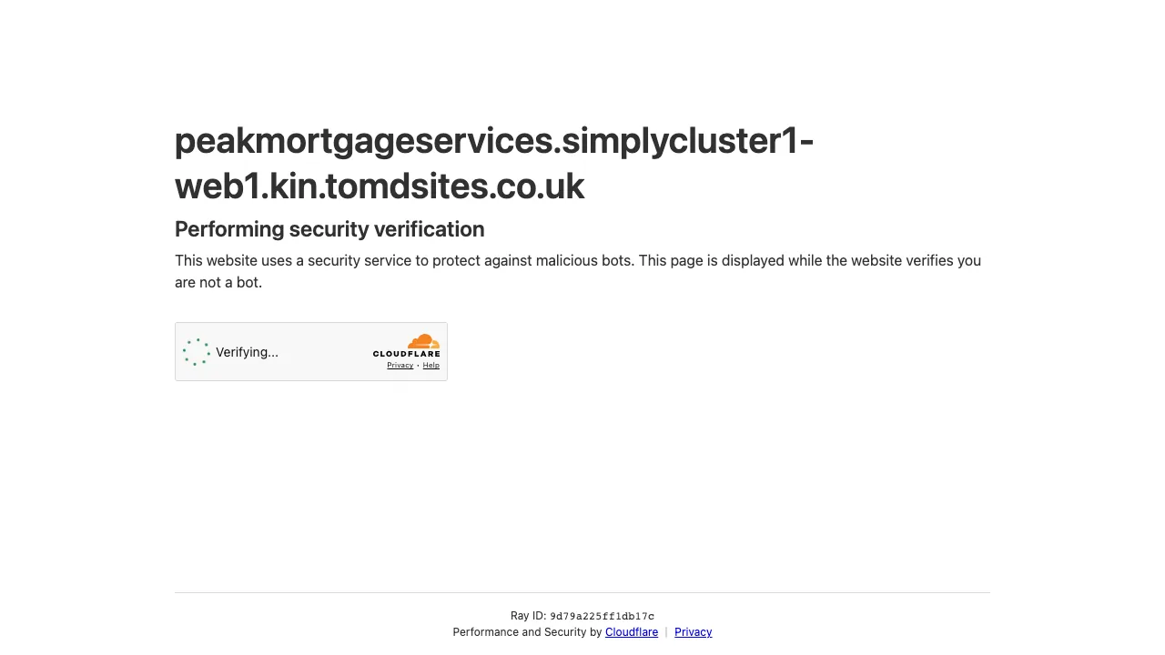 Peak Mortgage Services Ltd website preview