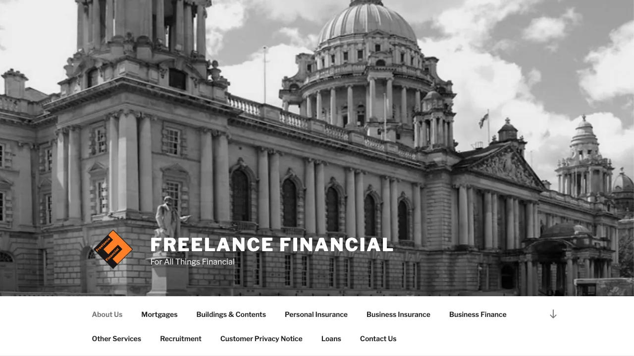 Freelance Financial website preview
