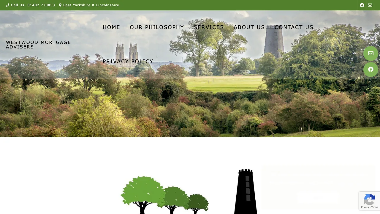 Westwood Mortgage Advisers Ltd website preview