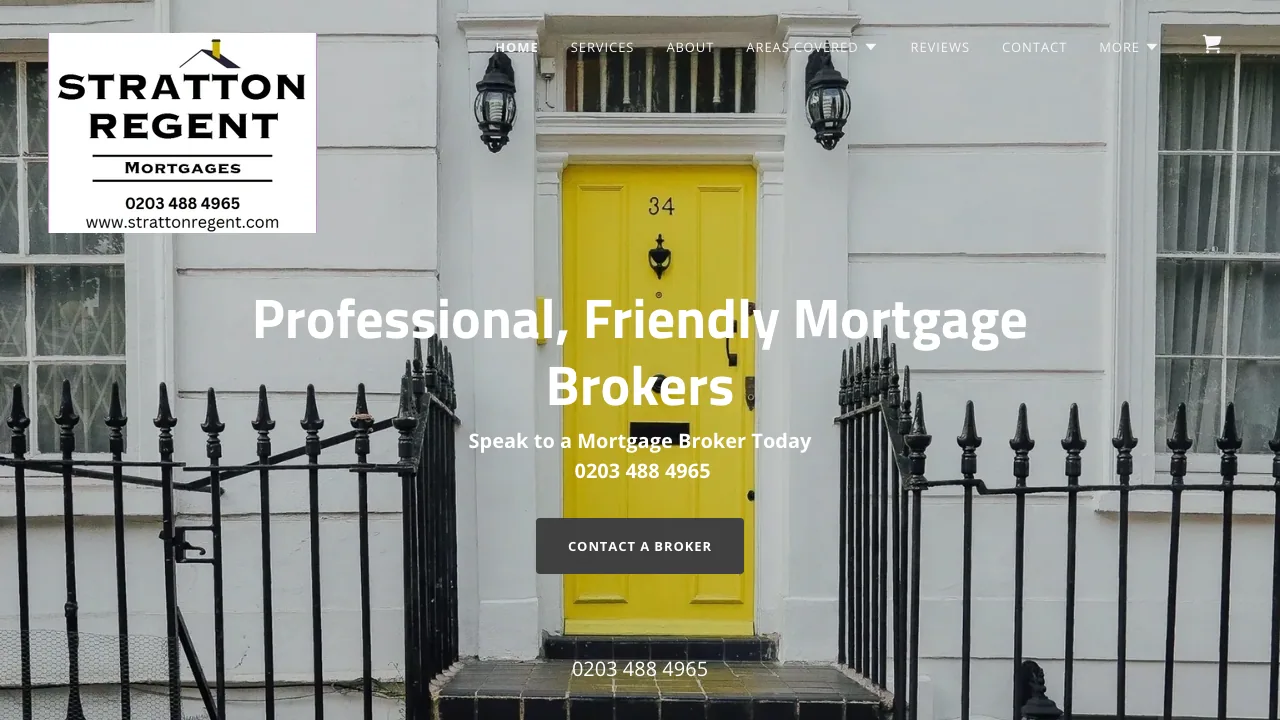 Stratton Regent Mortgages website preview