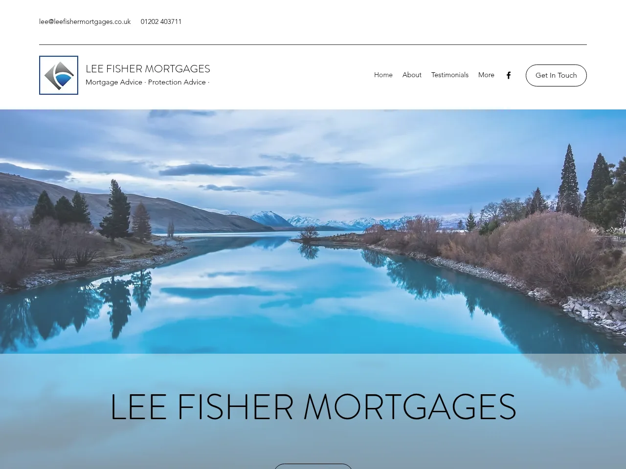 LEE FISHER MORTGAGES website preview