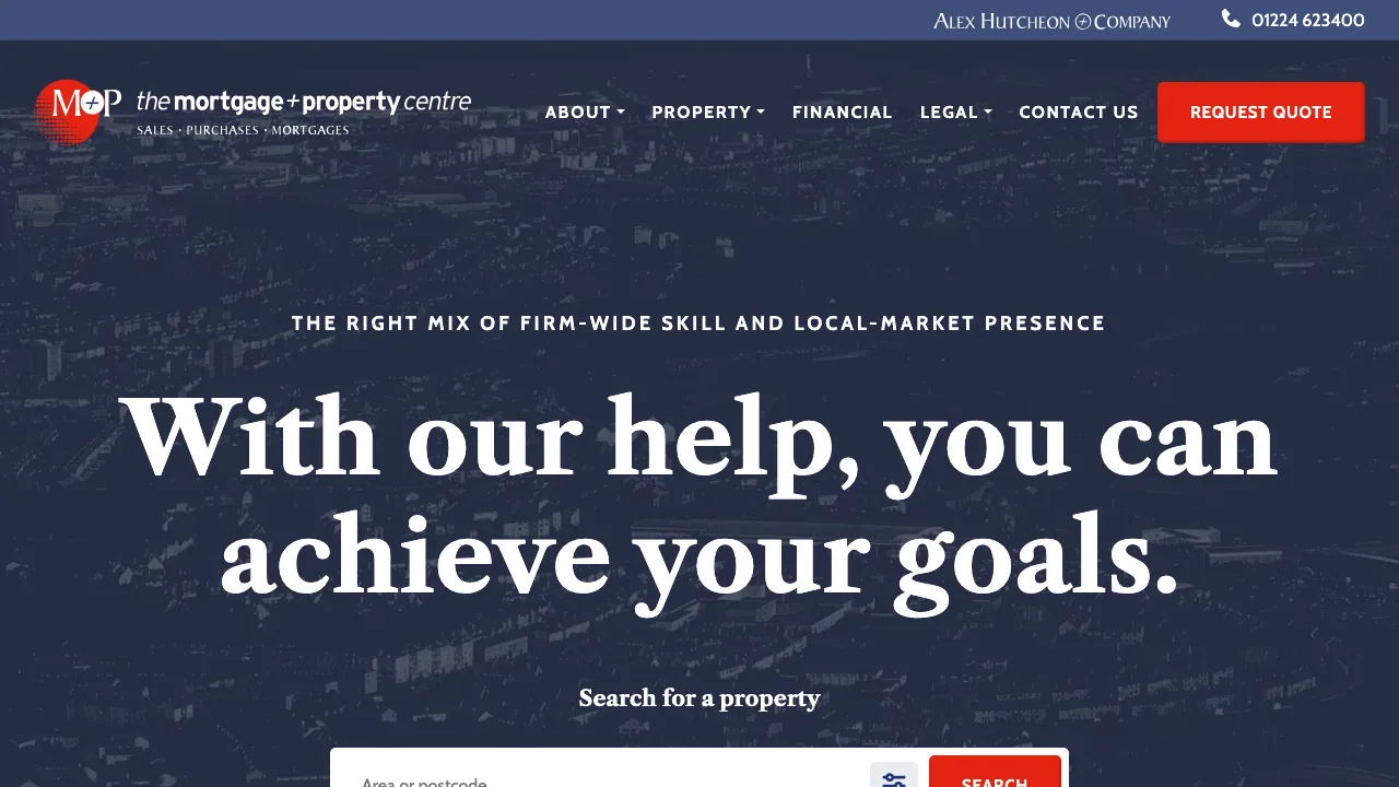 The Mortgage & Property Centre. website preview