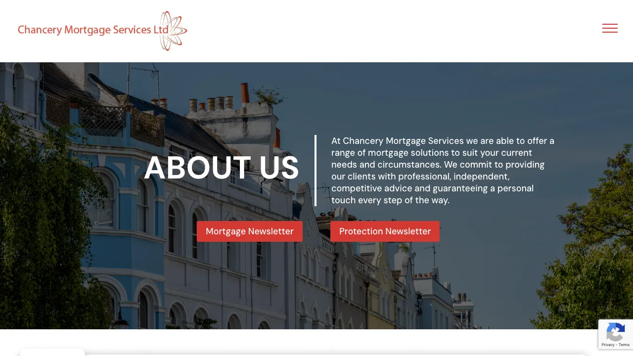 Chancery Mortgage Services Ltd website preview