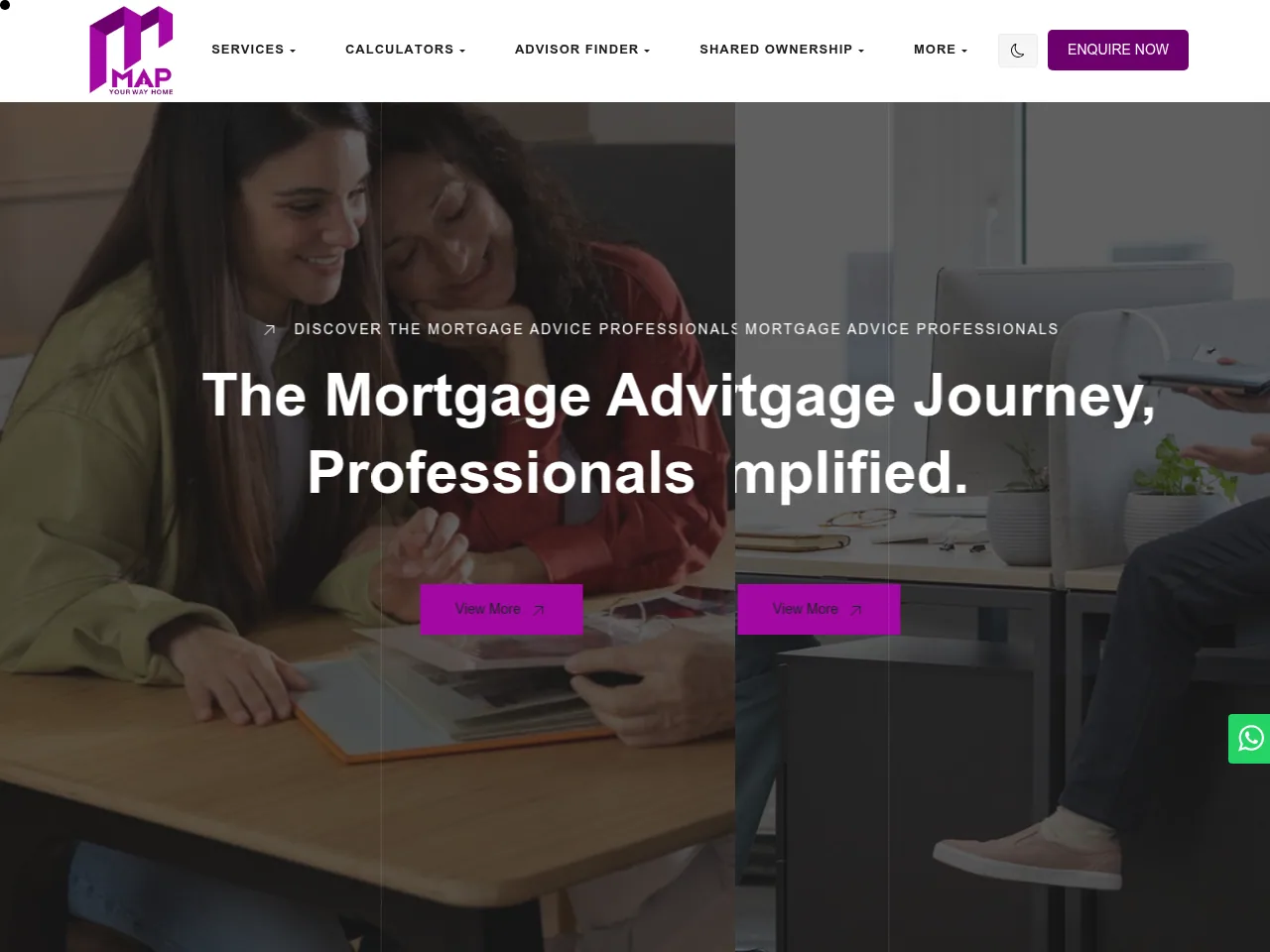 The Mortgage Advice Professionals website preview