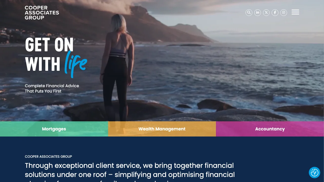 Cooper Associates Ltd Cheltenham website preview