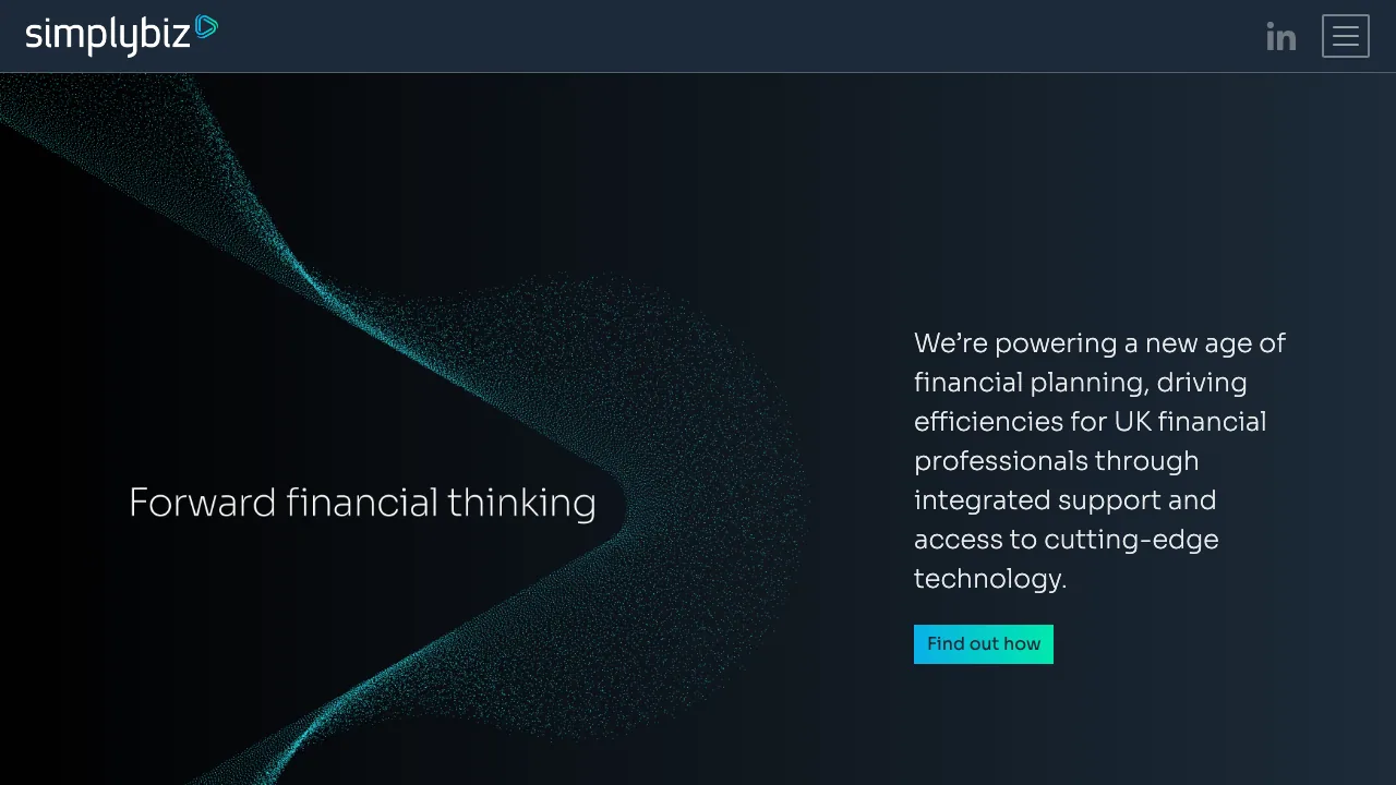 Simplybiz website preview