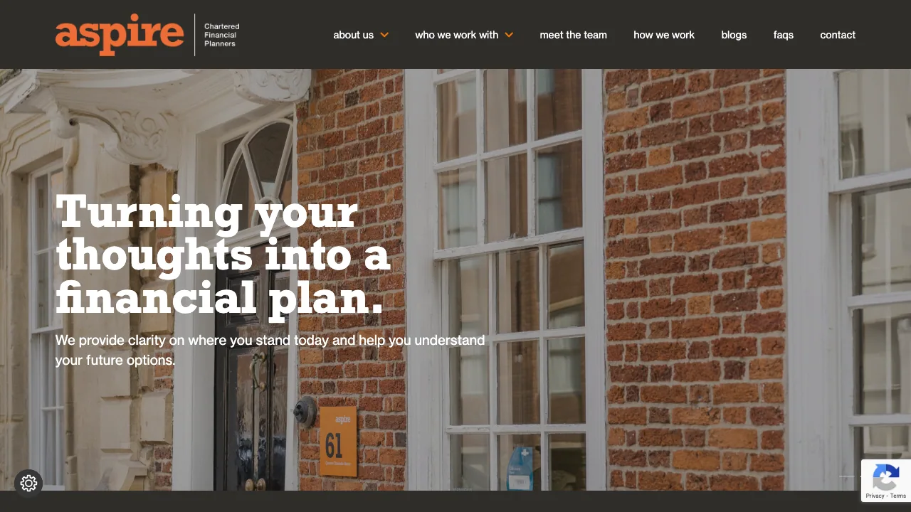 The Aspire Partnership LLP website preview