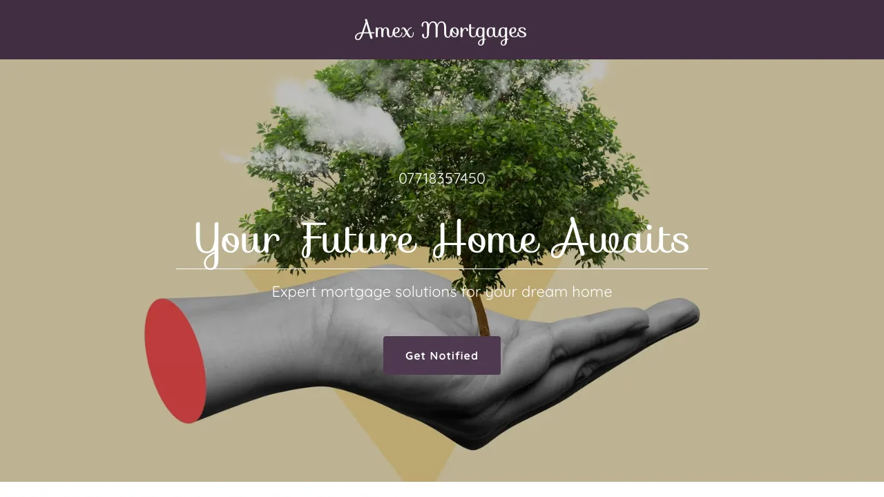 Amex Mortgages FCA 1010842 website preview