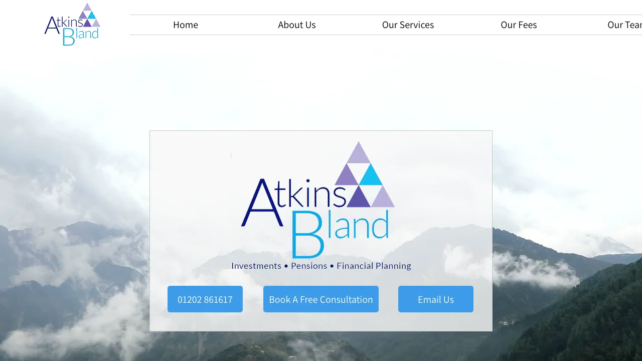 Atkins Bland Ltd website preview