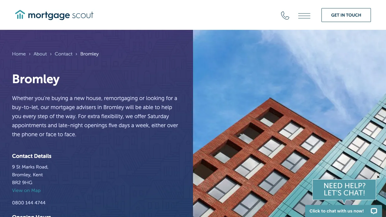 Mortgage Scout Bromley website preview