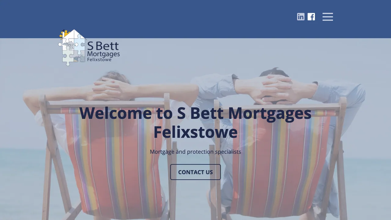 S Bett Mortgages Felixstowe website preview