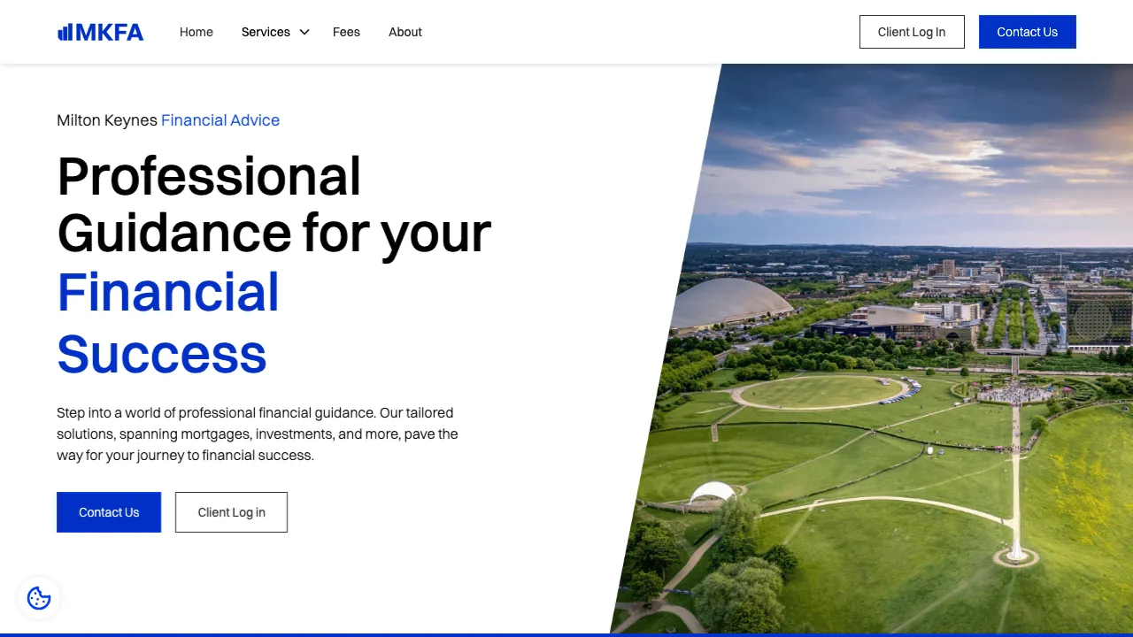 Milton Keynes Financial Advice website preview