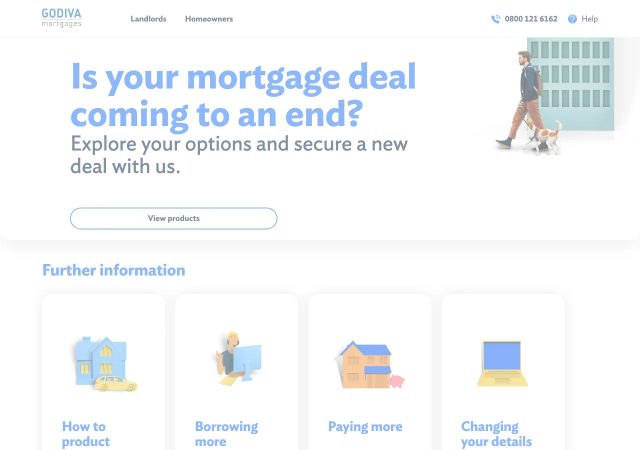 Godiva Mortgages website preview