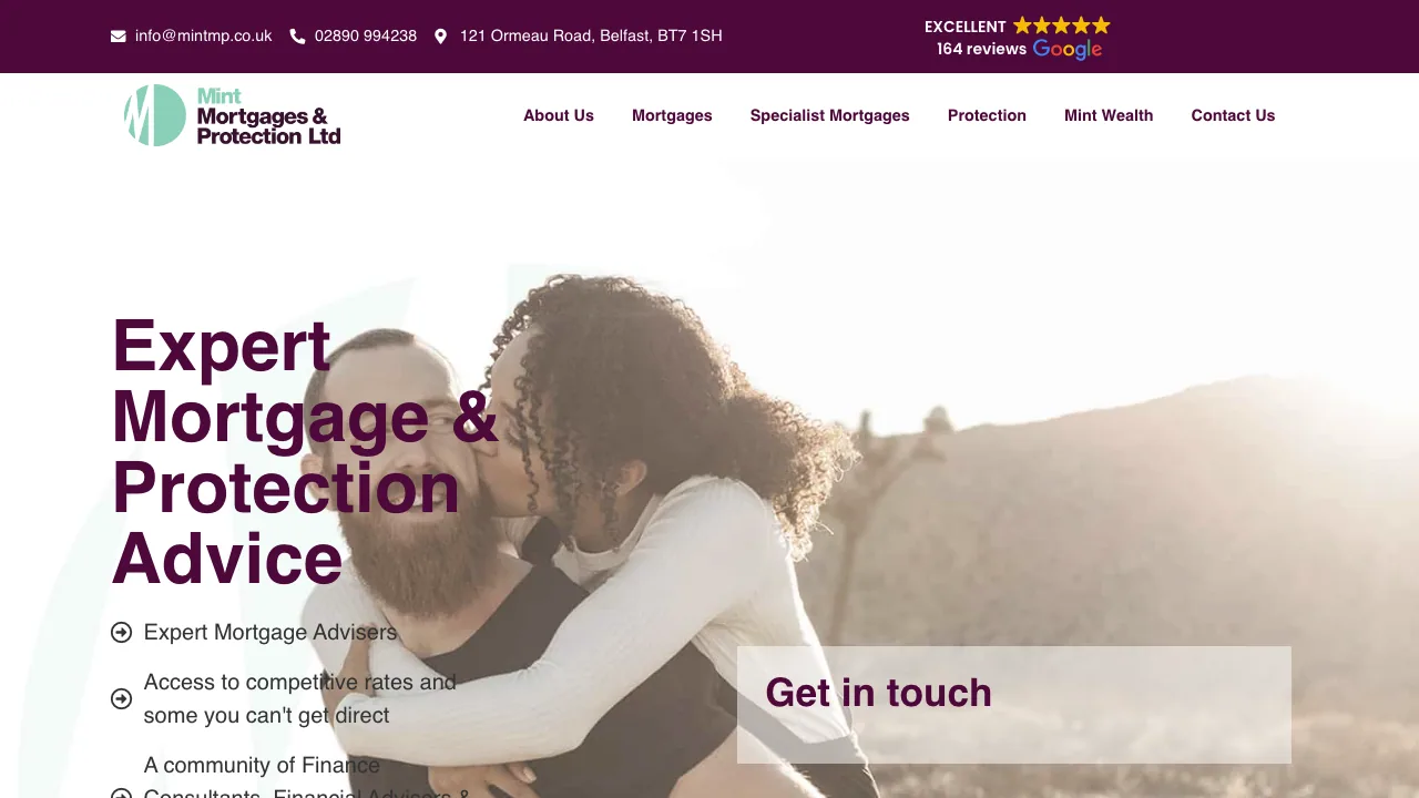 Mint Mortgages & Protection Limited website preview