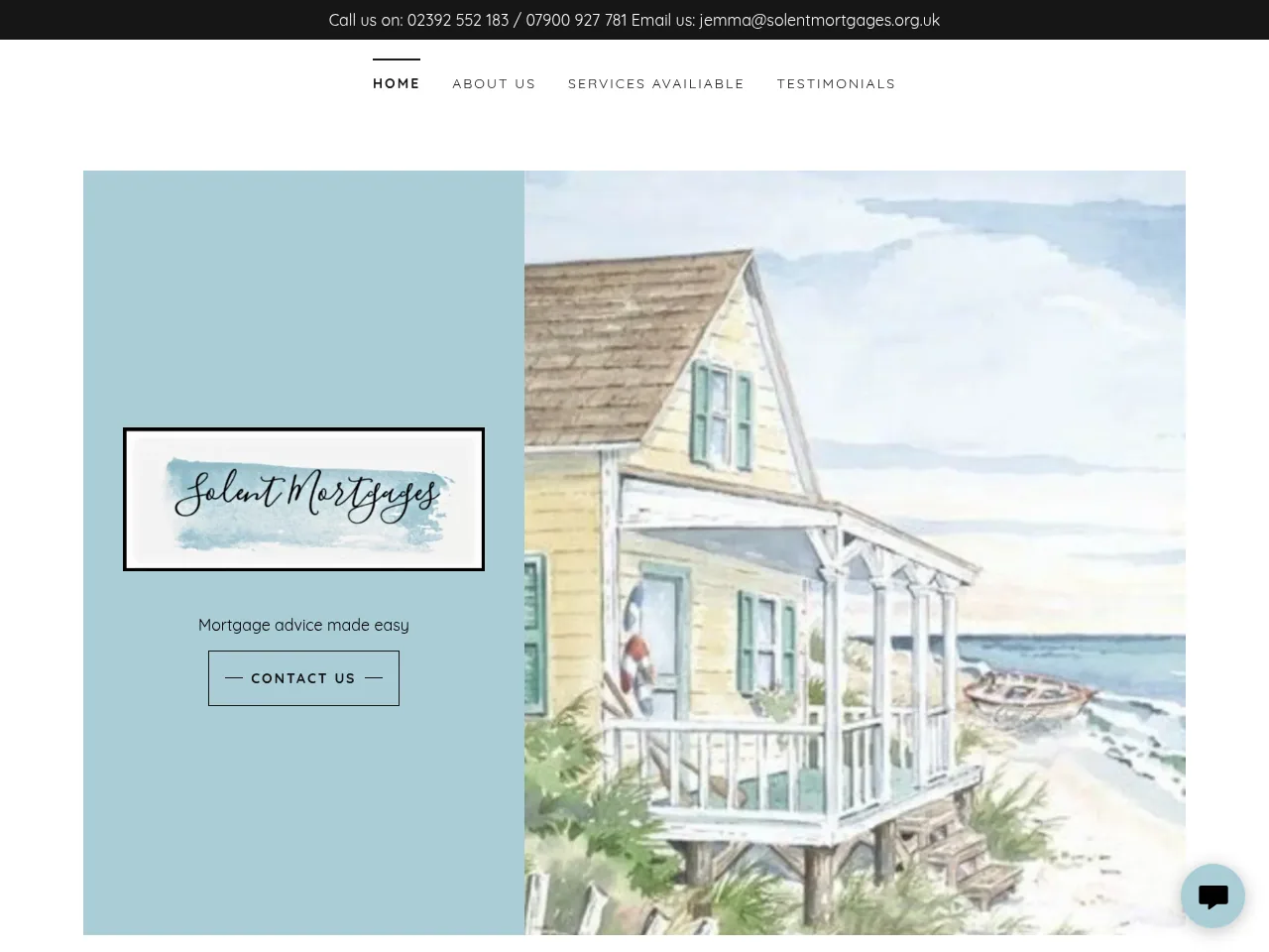 Solent Mortgages website preview