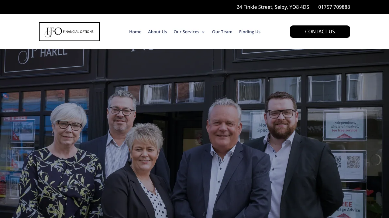 IFO Financial Options website preview