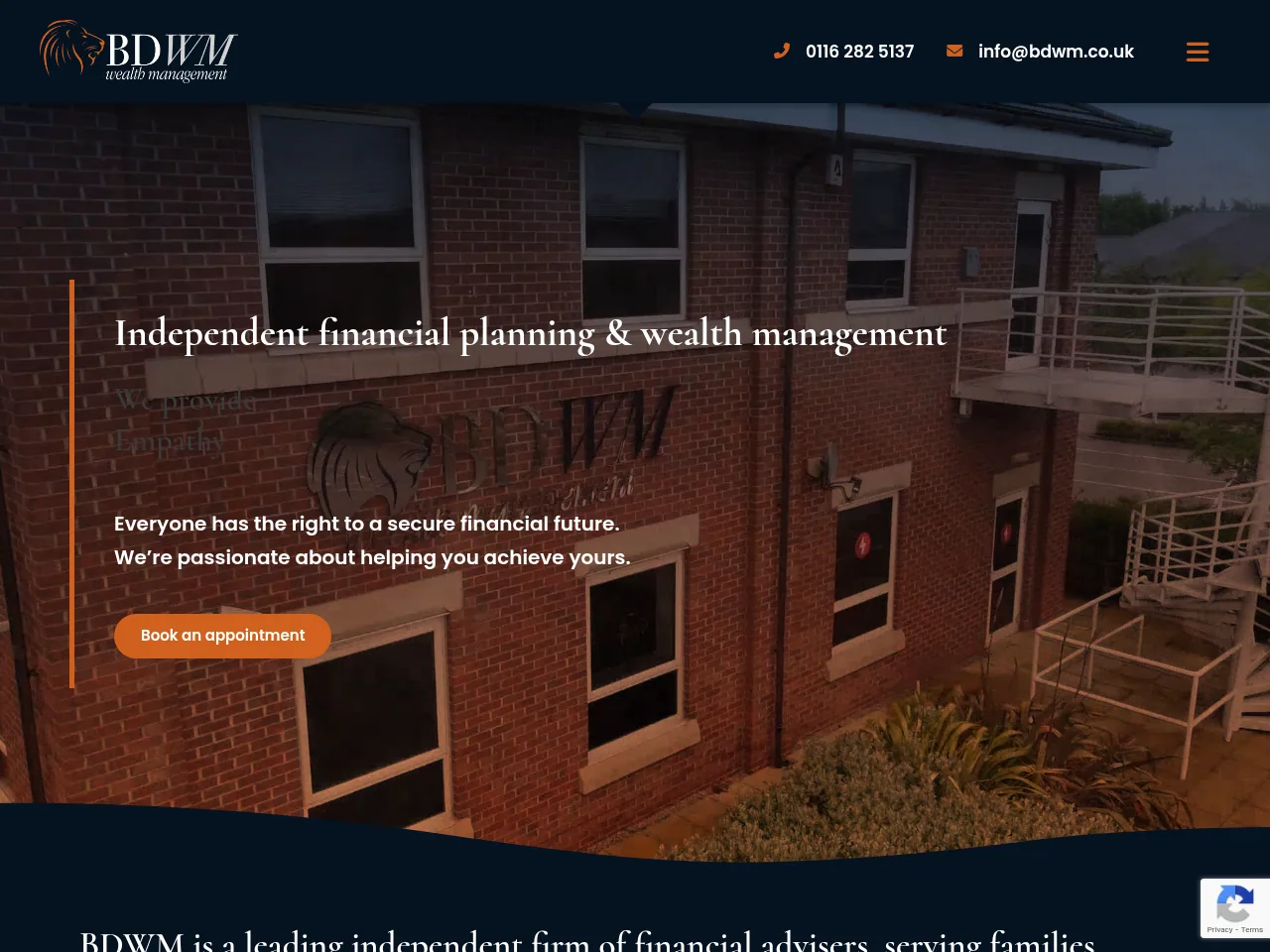 BDWM website preview