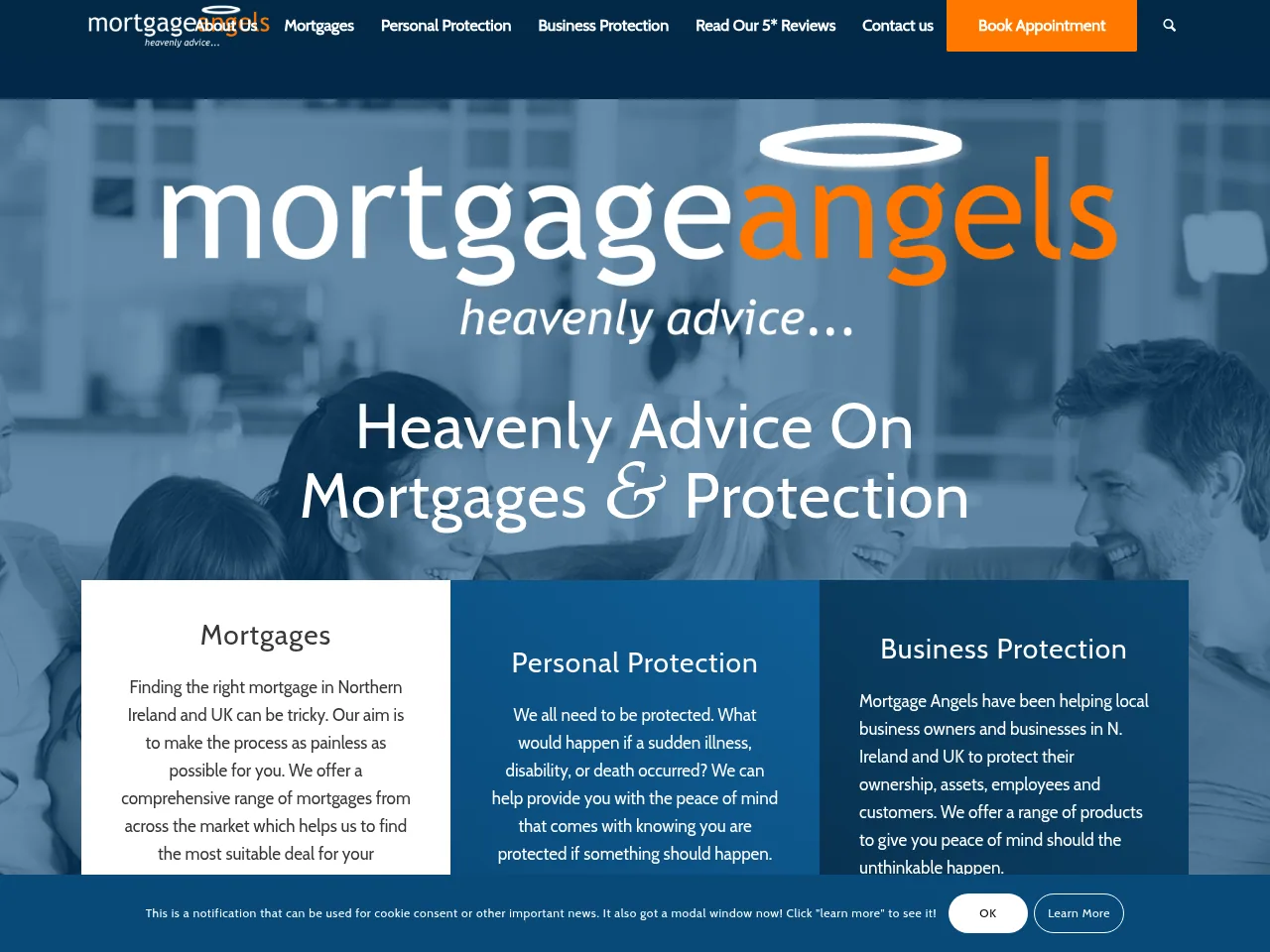 Mortgage Angels website preview