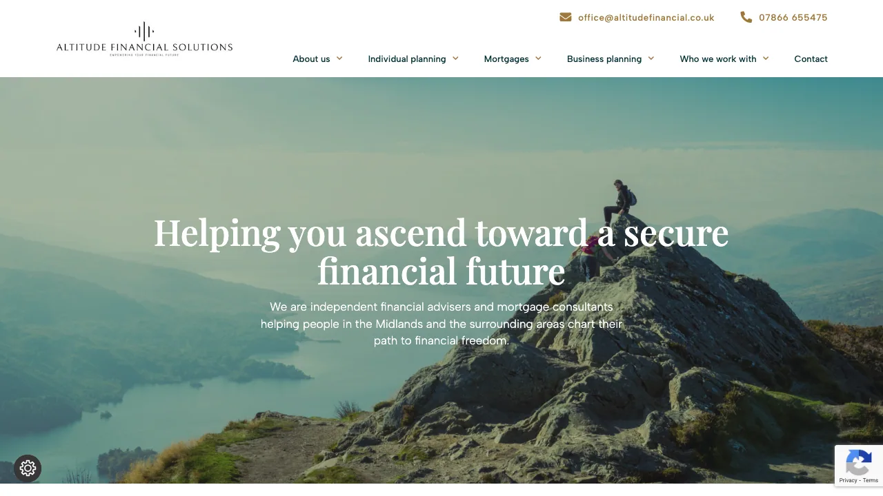 Altitude Financial Solutions Limited website preview