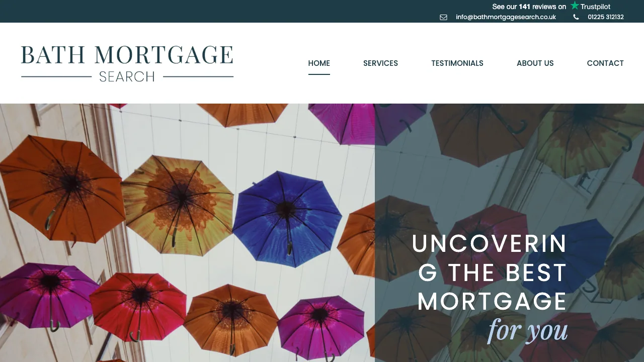 Bath Mortgage Search website preview