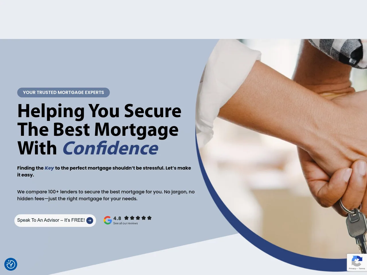 Key Mortgage Advice website preview