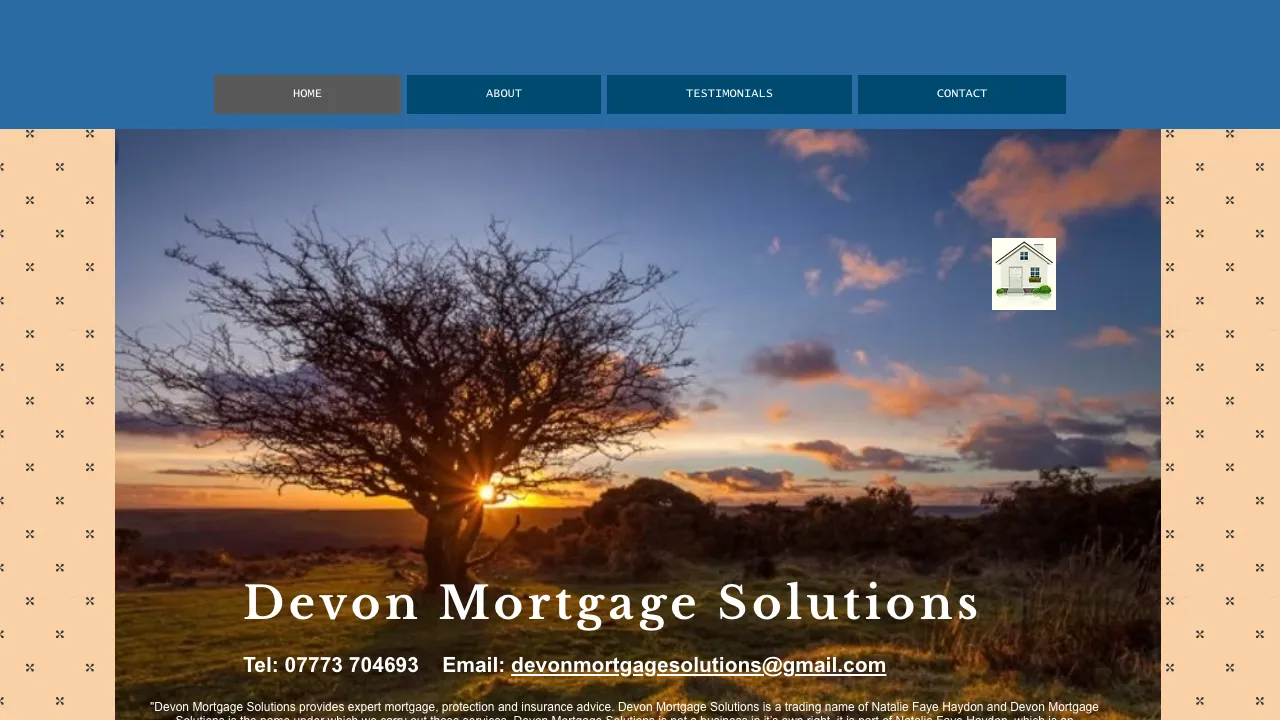Devon Mortgage Solutions website preview