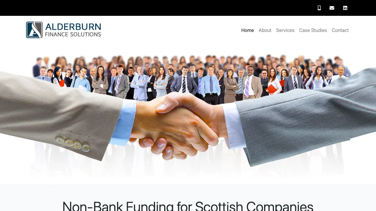 Alderburn Finance Limited website preview