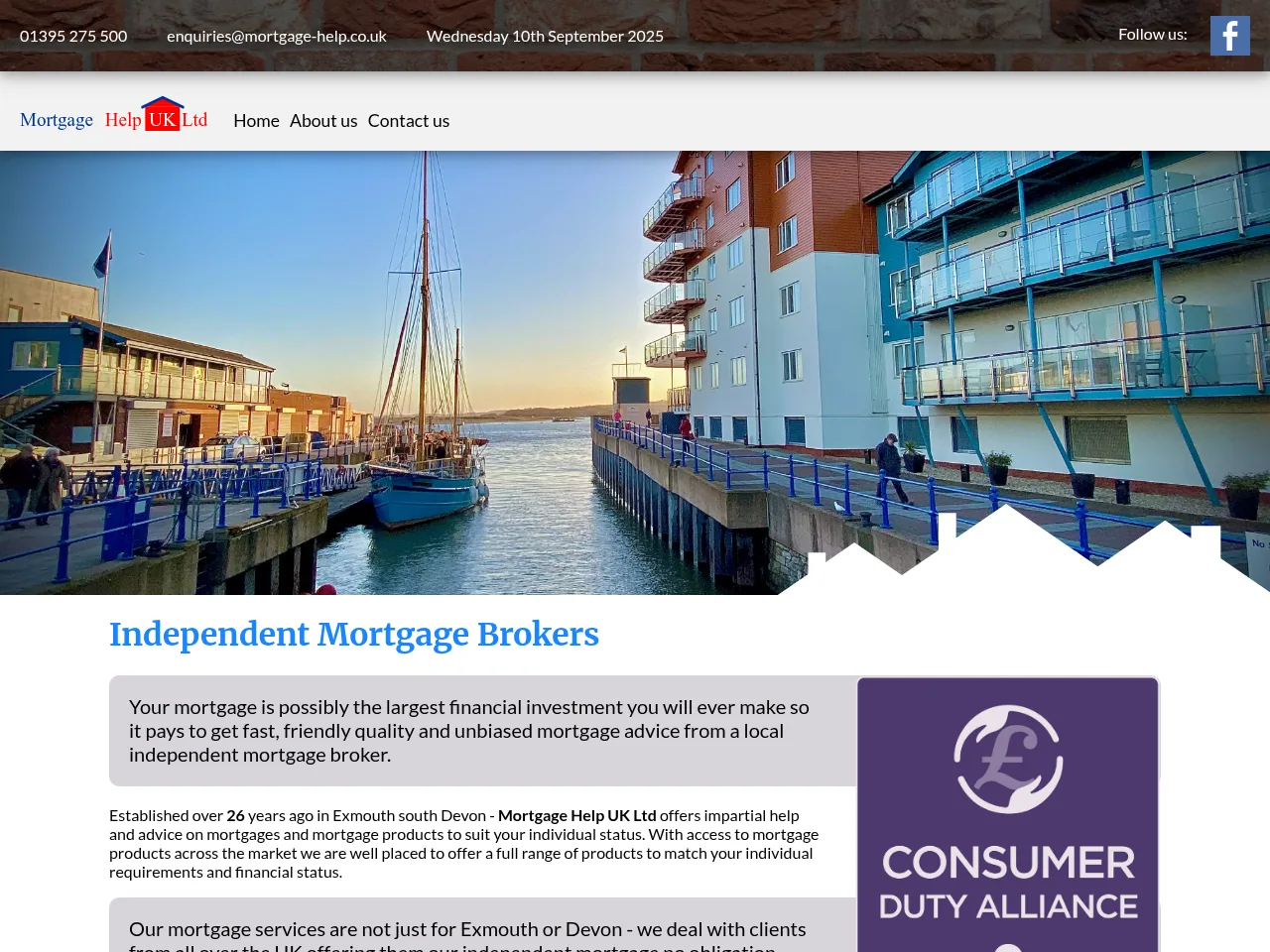 Mortgage Help UK website preview