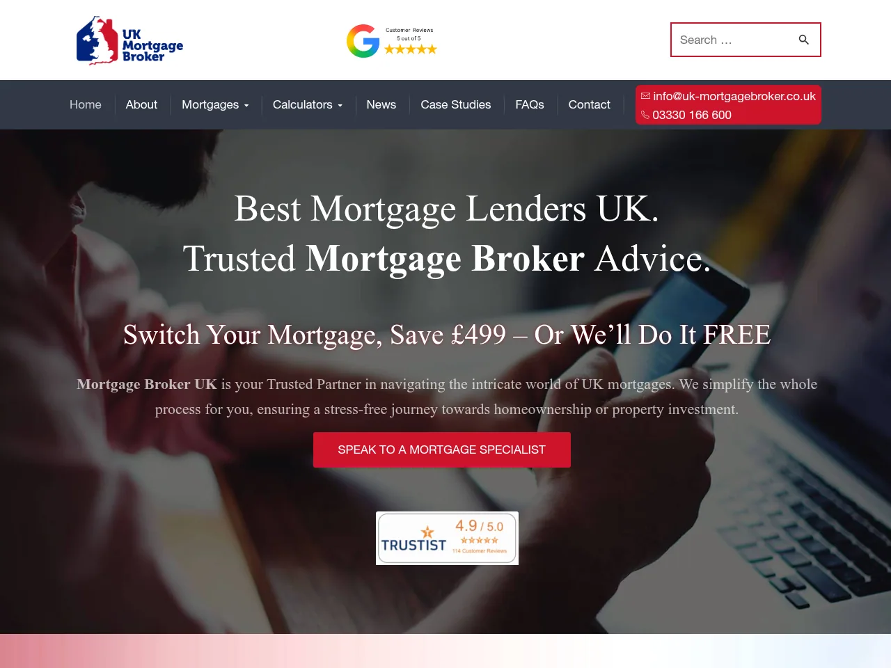 UK Mortgage Broker website preview