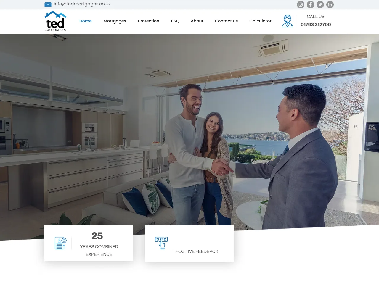 TED Mortgages website preview